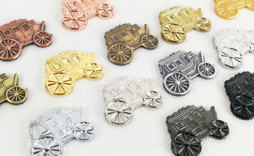 Acabados metálicos de pines