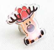 Ejemplo de pin acrílico