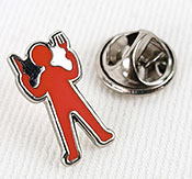 Ejemplo de pin de esmalte duro