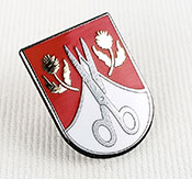 Ejemplo de pin de esmalte duro