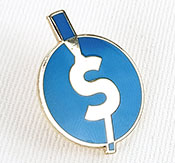 Ejemplo de pin de esmalte duro