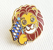 Ejemplo de pin de esmalte duro