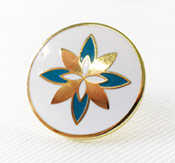 Ejemplo de pin de esmalte duro