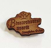 Ejemplo de pin de madera