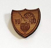 Ejemplo de pin de madera